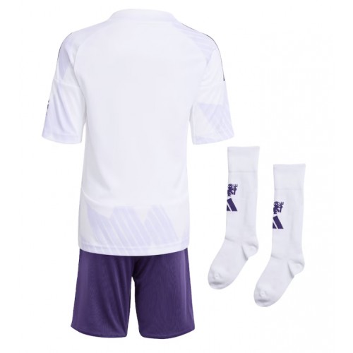 Manchester United Bortaställ Barn 2025-26 Kortärmad (+ Korta byxor)